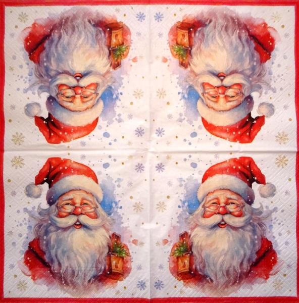 NW-232 Weihnachtsmann - 3-lagig - Tete a Tete